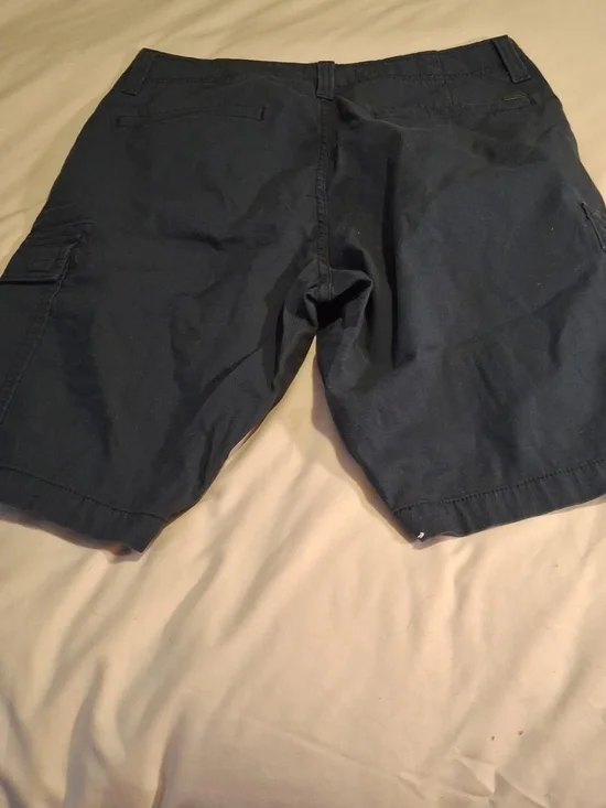 Mens Levi Denizen Blue Cargo Shorts - Picture 5 of 6